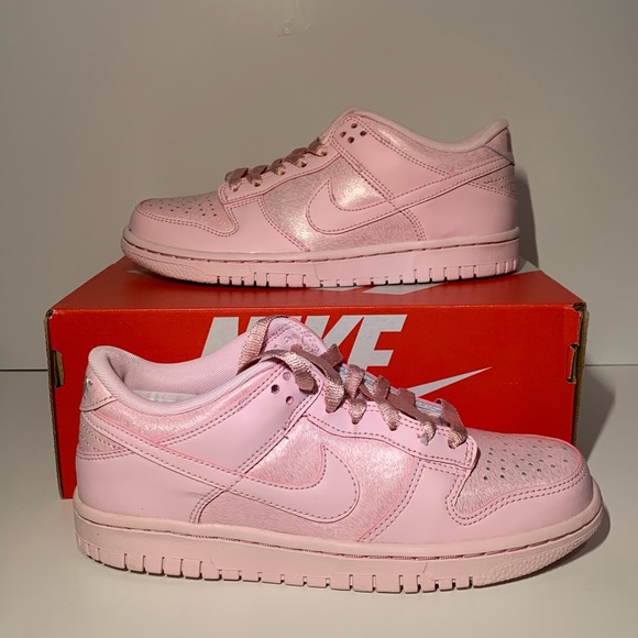 🎀[BRAND NEW] NIKE DUNK LOW PRISM PINK GS YOUTH SHOES SIZE 4Y LOW TOP SNEAKERS🎀 - Picture 7 of 12